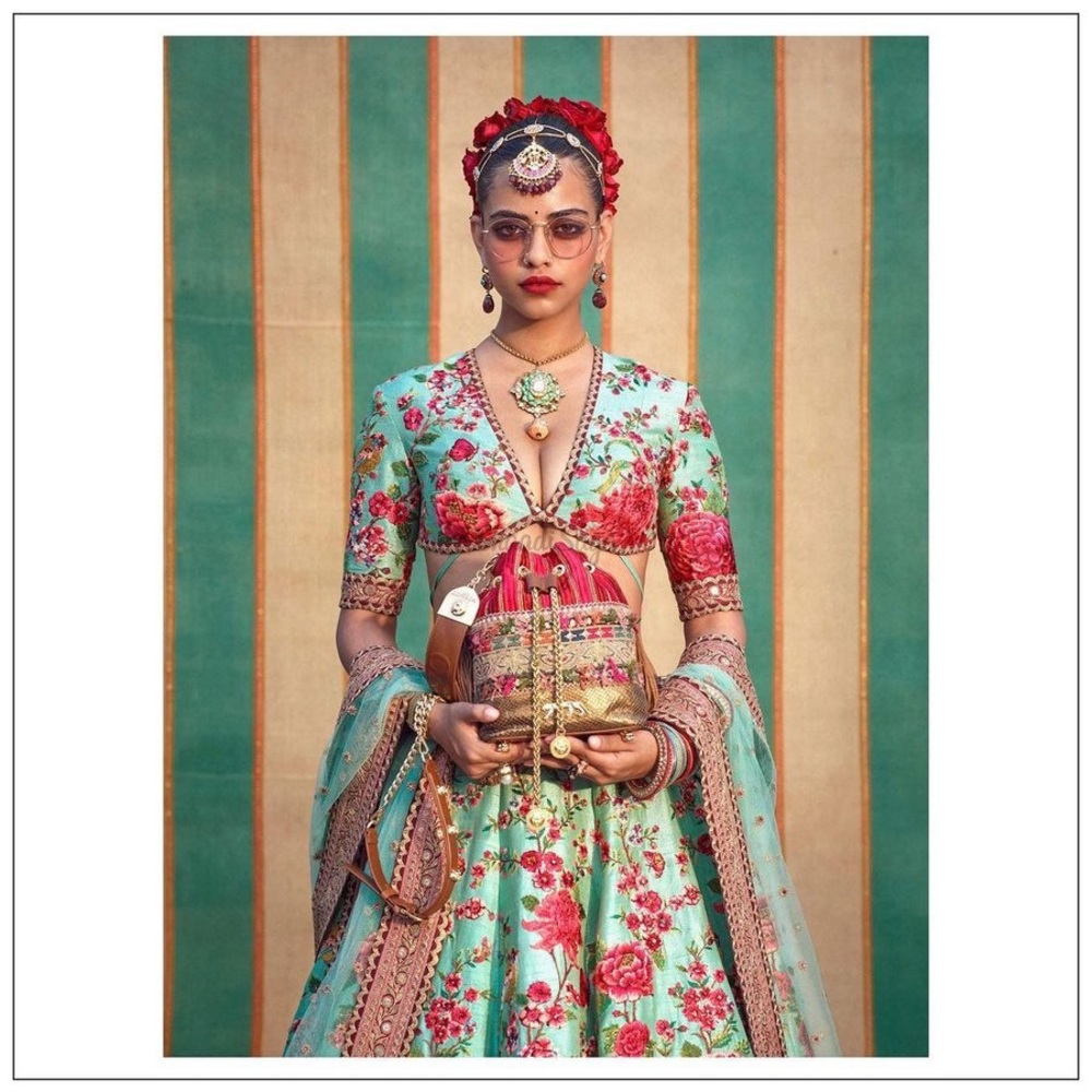 AUTHENTIC SABYASACHI OFFICIAL FLORAL BRIDAL LENGHA- 2021 Collection